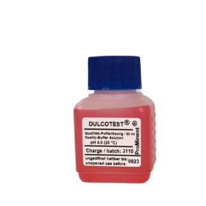 PH 4 buffer solution red