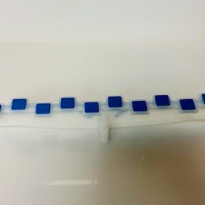 OVERFLOW GRATING - 250mm x 25mm CHECKERED SINGLE SPINE- Certikin-  Sold Per Meter
